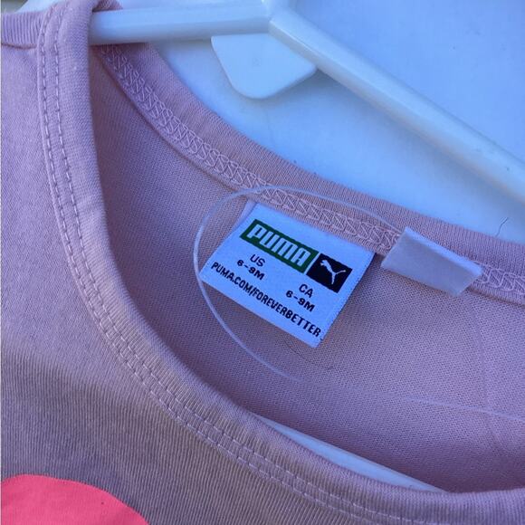 ~6/9 month new puma heat long selves shirt - Picture 2 of 4